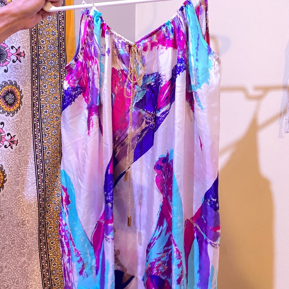 Colorful Abstract Women's Dress - Picture 7 of 14
